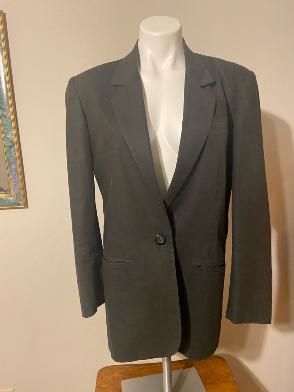 Savannah Women’s Black Single-Button Blazer